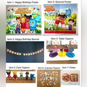 Daniel Tiger Birthday Party Kit